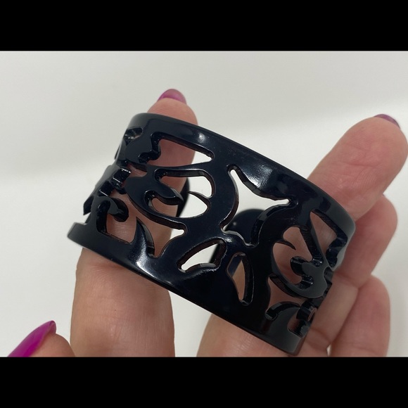 cuff bracelet Art Deco style - Picture 4 of 5